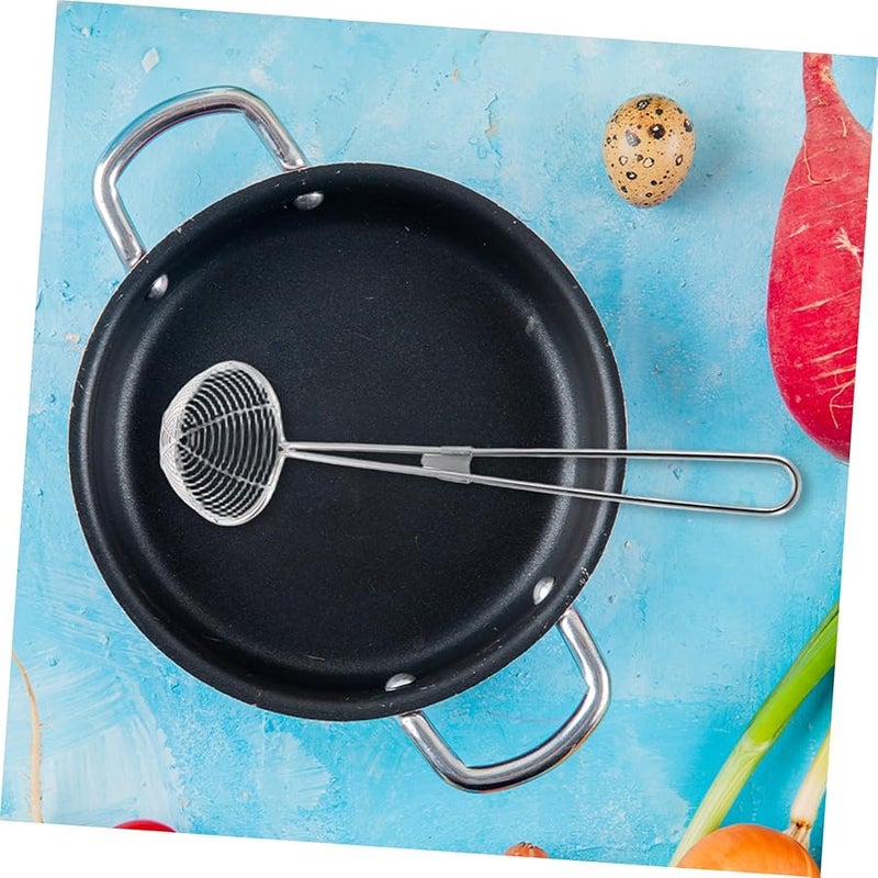 Stainless Steel Long Handle Mesh Colander Spoon For Tea Bubble Kitchen Tool - Image 5